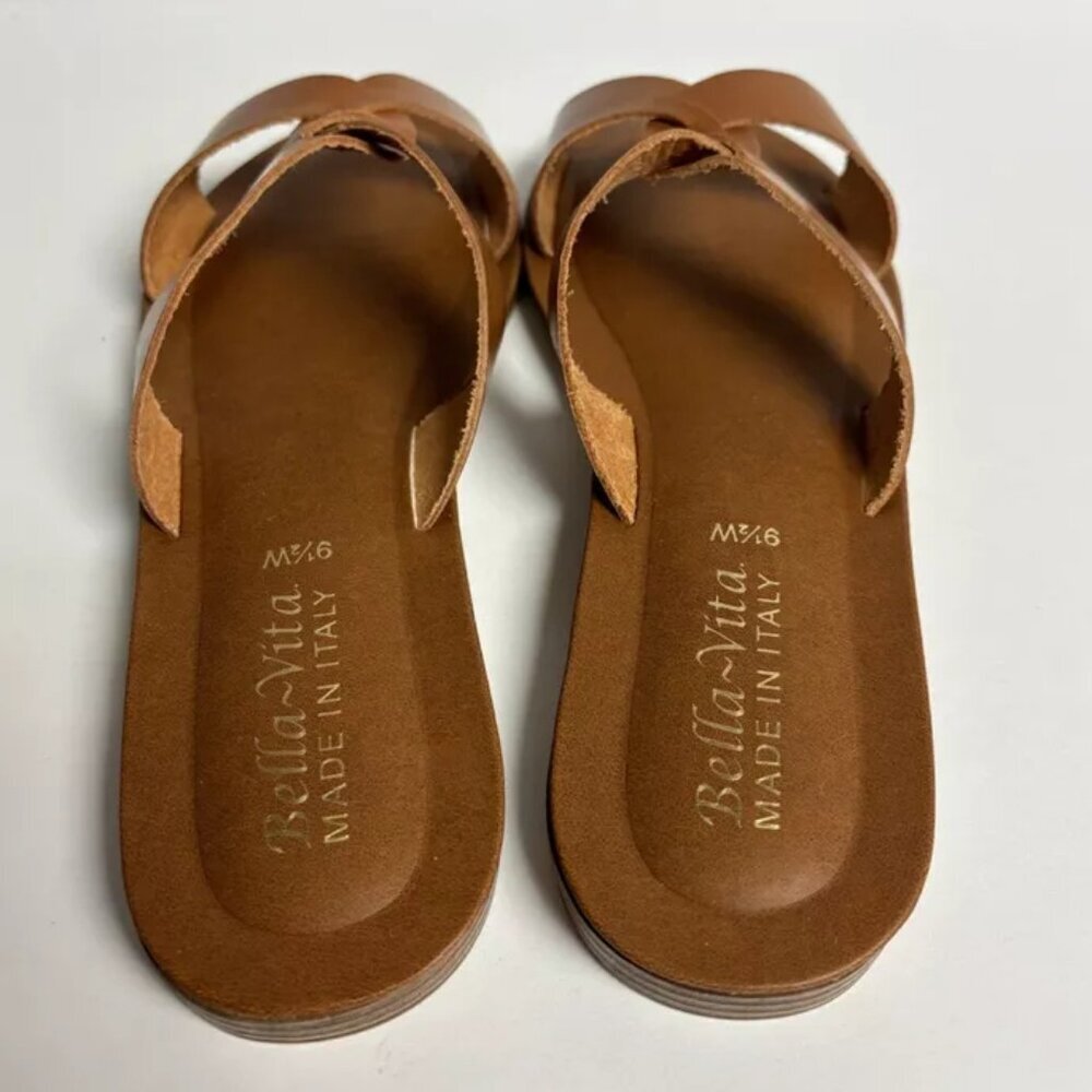 Bella Vita Women’s Dov-Italy, Brown Slide Sandals, Size 9.5 W - Picture 4 of 6